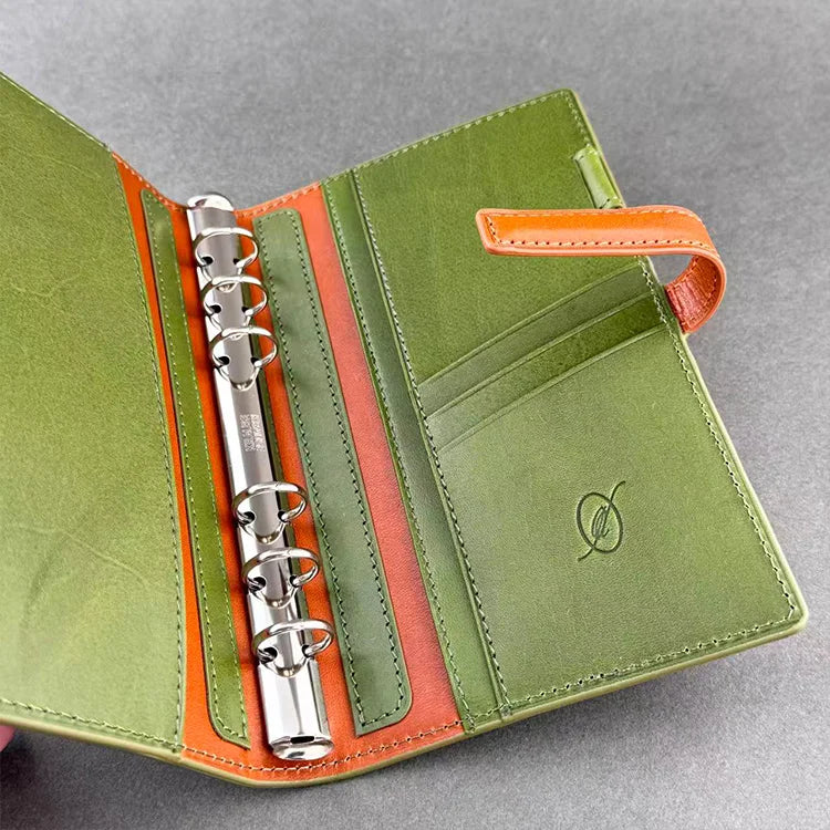 2024 Itoya x Davinci Limited Contrast Color Binder A6/Bible Slim Size Vegetable Tanned Leather