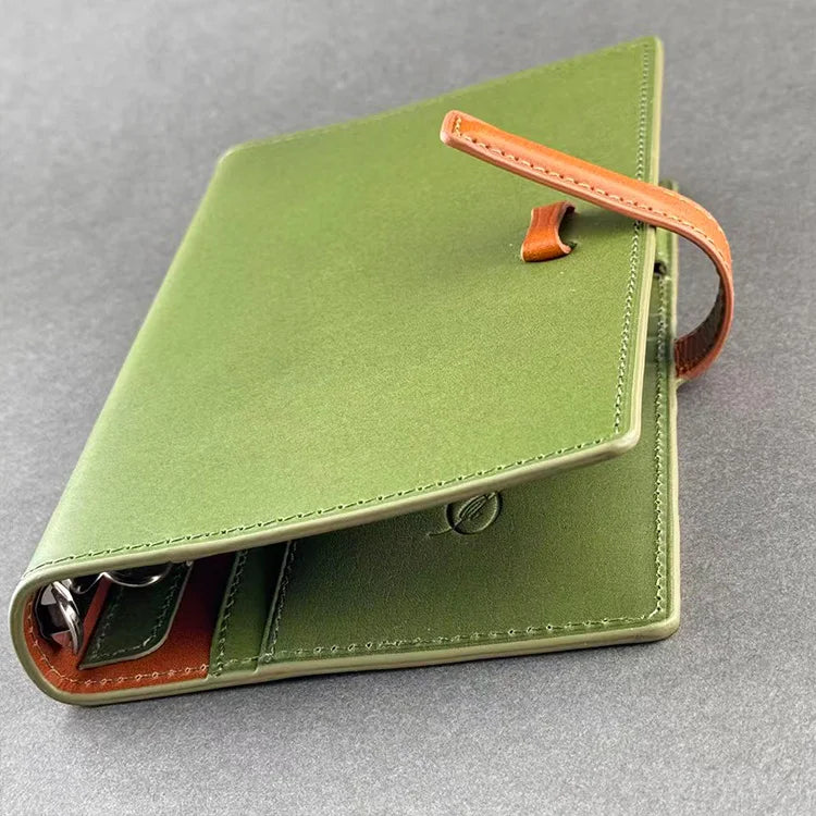 2024 Itoya x Davinci Limited Contrast Color Binder A6/Bible Slim Size Vegetable Tanned Leather