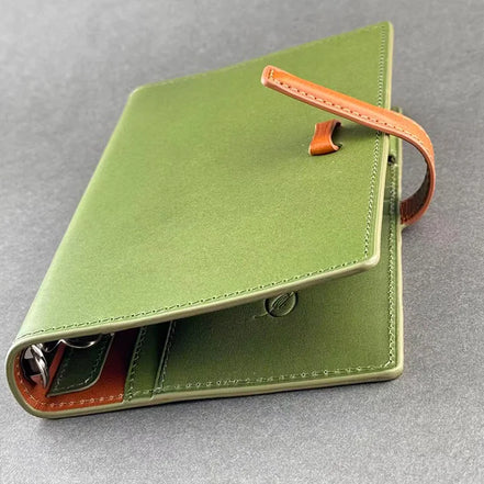 2024 Itoya x Davinci Limited Contrast Color Binder A6/Bible Slim Size Vegetable Tanned Leather