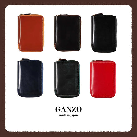 GANZO M5 Genuine Leather Zippered Ring Planner / Notebook Cover