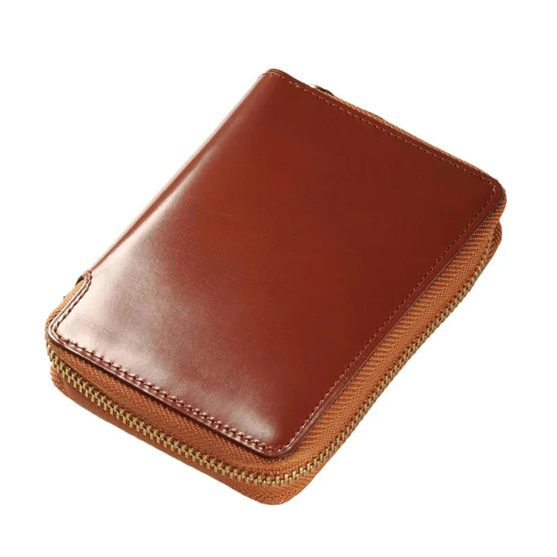 GANZO M5 Genuine Leather Zippered Ring Planner / Notebook Cover