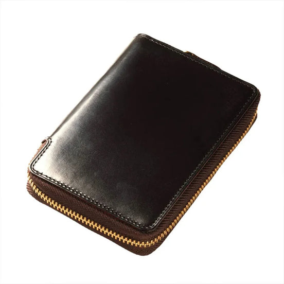 GANZO M5 Genuine Leather Zippered Ring Planner / Notebook Cover