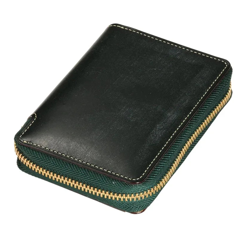 GANZO M5 Genuine Leather Zippered Ring Planner / Notebook Cover
