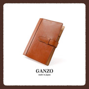 Japanese GANZO M6 Handmade Bridle Leather System Notebook 6-Ring Organizer