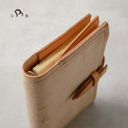 KNOX Limited A6 Bi-Fold Snap Button Planner, Nude, 16mm Ring