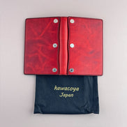 Kawacoya Limited M6 Red Leather Planner (13mm Ring, Handmade, Exhibition Exclusive)