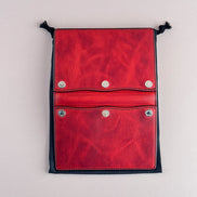 Kawacoya Limited M6 Red Leather Planner (13mm Ring, Handmade, Exhibition Exclusive)