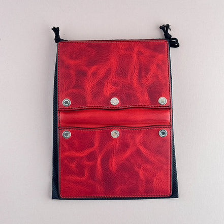 Kawacoya Limited M6 Red Leather Planner (13mm Ring, Handmade, Exhibition Exclusive)