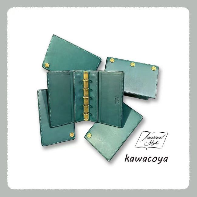 Kawacoya Nagasawa 联名绣球花 M6 皮质手帐
