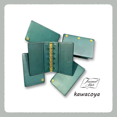 Kawacoya Nagasawa Collab M6 Hydrangea Leather Journal