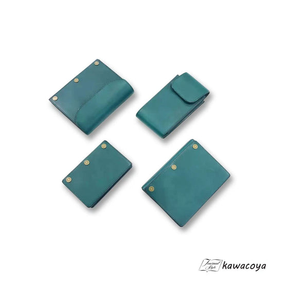 Kawacoya Nagasawa Collab M6 Hydrangea Leather Journal