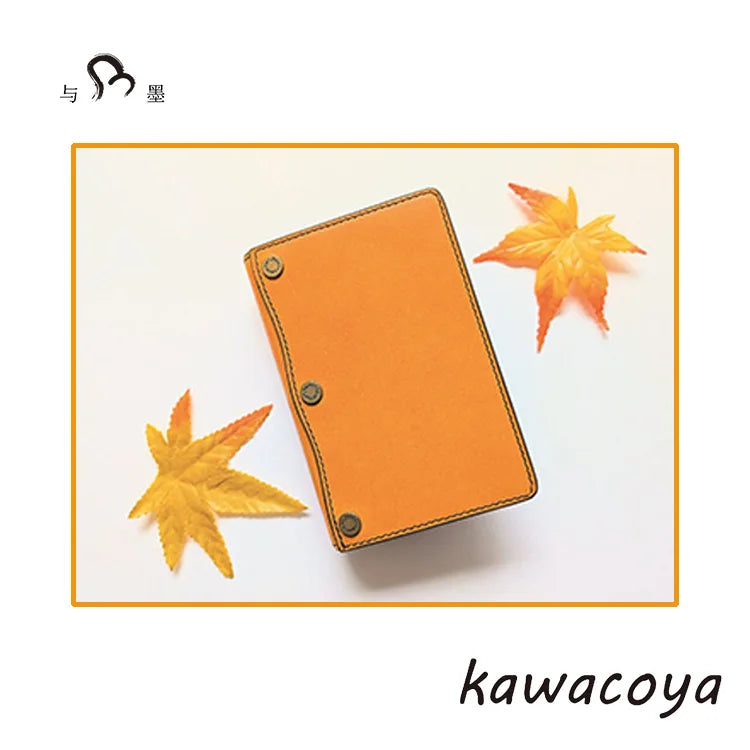 Kawacoya Nagasawa Chayamachi Limited Maple Yellow M6 Leather Journal