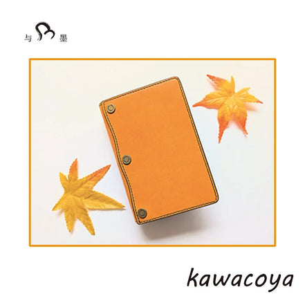 Kawacoya Nagasawa Chayamachi Limited Maple Yellow M6 Leather Journal