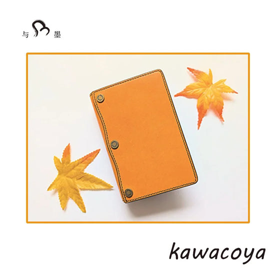 Kawacoya Nagasawa Chayamachi Limited Maple Yellow M6 Leather Journal