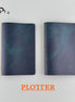 Plotter Tokyo Flagship Store Exclusive A6 Blue Loose-Leaf Planner, Pelcera Oil-Waxed Leather Binder