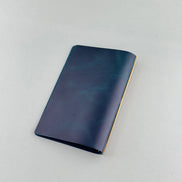 Plotter Tokyo Flagship Store Exclusive A6 Blue Loose-Leaf Planner, Pelcera Oil-Waxed Leather Binder