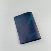 Plotter Tokyo Flagship Store Exclusive A6 Blue Loose-Leaf Planner, Pelcera Oil-Waxed Leather Binder