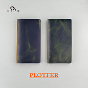 Plotter Tokyo Flagship Store Exclusive A6S Green Loose-Leaf Planner, Pelcera Oil-Waxed Leather