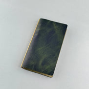 Plotter Tokyo Flagship Store Exclusive A6S Green Loose-Leaf Planner, Pelcera Oil-Waxed Leather