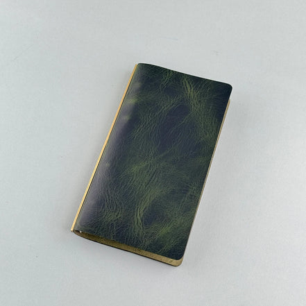 Plotter Tokyo Flagship Store Exclusive A6S Green Loose-Leaf Planner, Pelcera Oil-Waxed Leather