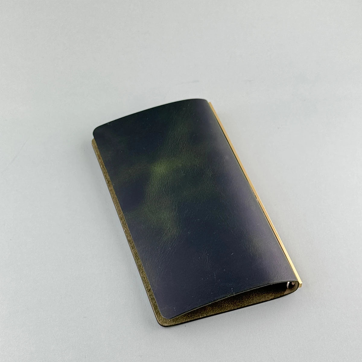 Plotter Tokyo Flagship Store Exclusive A6S Green Loose-Leaf Planner, Pelcera Oil-Waxed Leather