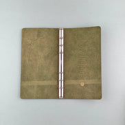 Plotter Tokyo Flagship Store Exclusive A6S Green Loose-Leaf Planner, Pelcera Oil-Waxed Leather