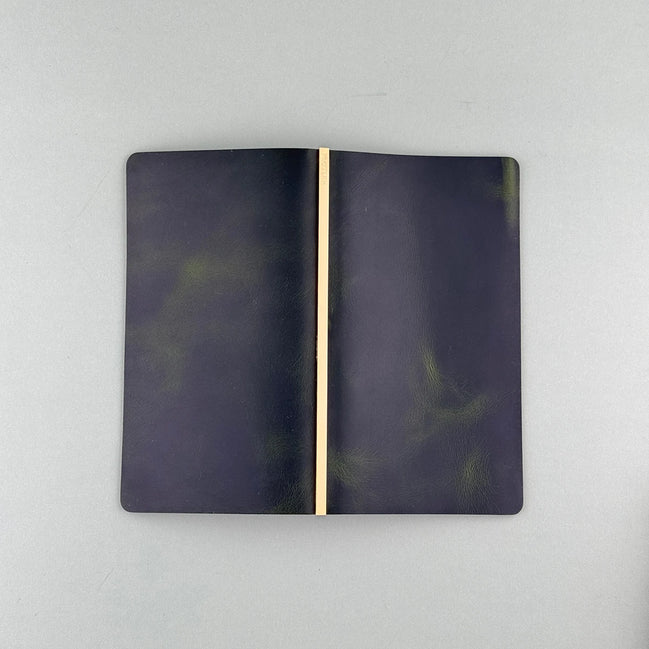Plotter Tokyo Flagship Store Exclusive A6S Green Loose-Leaf Planner, Pelcera Oil-Waxed Leather