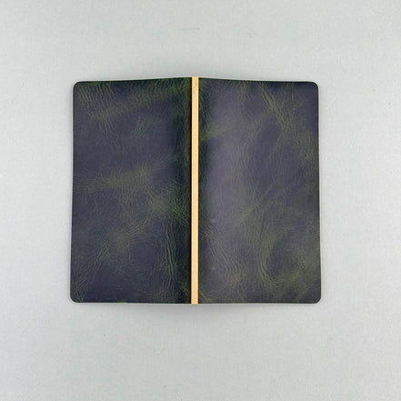 Plotter Tokyo Flagship Store Exclusive A6S Green Loose-Leaf Planner, Pelcera Oil-Waxed Leather