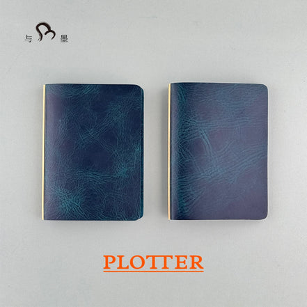 Plotter Tokyo 旗舰店限定 M6A7 蓝色 Pelcera 油蜡皮活页夹