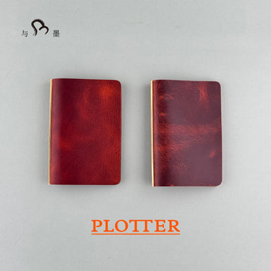 Plotter Tokyo Flagship Store Exclusive M5 Brown Loose-Leaf Planner, Pelcera Oil-Waxed Leather