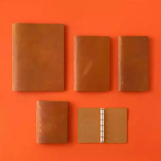 Plotter Tokyo Flagship Store Exclusive Predator Amber Loose-Leaf Planner, Horween Leather Binder