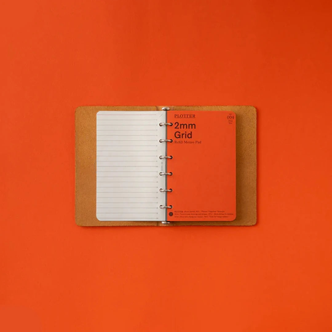 Plotter Tokyo Flagship Store Exclusive Predator Amber Loose-Leaf Planner, Horween Leather Binder