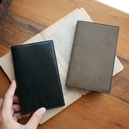 Shinari Limited Edition Pocket M6 Bi-Fold Square Leather Notebook, 11mm Ring Size