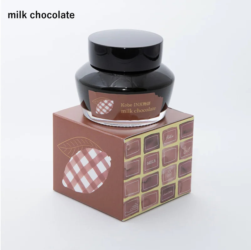 In Stock Kobe Ink × Nagasawa Limited Edition Milk Chocolate, Dark Chocolate, Strawberry Chocolate 50ml Ink