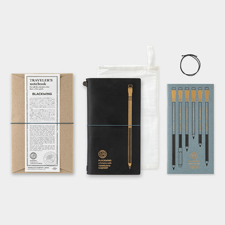 In Stock US Blackwing Limited Edition TN Collaboration Genuine Leather Notebook Refills Accessories Blackwing Pencils TRAVELER'S Notebook