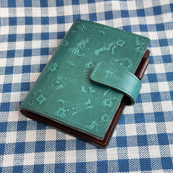 In Stock 2025 Itoya Agenda Salon Limited ASHFORD M5 Alice Button Italian Leather Notebook
