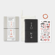 In Stock TN Tokyo Wanderlust Series Leather Notebook Refills Stickers Brass Pen Charm