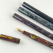 Eboya 鏡花 KYOUKA S Limited Edition Hanabi / Ink Wash / Jiangfeng / Pomegranate Ebonite 14K Gold Fountain Pen