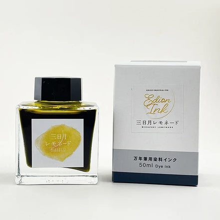In Stock EDION Limited Edition Ame Shizuku / Mikazuki / Rokka Sailor Colored Fountain Pen Ink 50ml