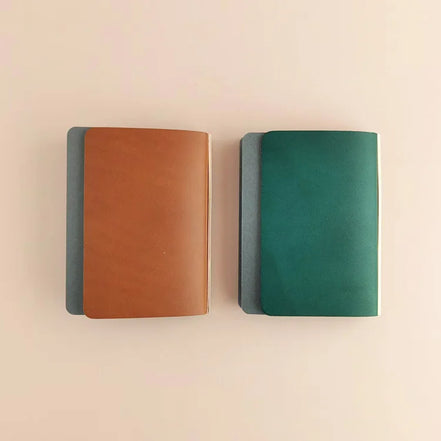 In Stock Plotter Limited Edition Liscio M5 Blue / Brown Smooth Leather Notebook