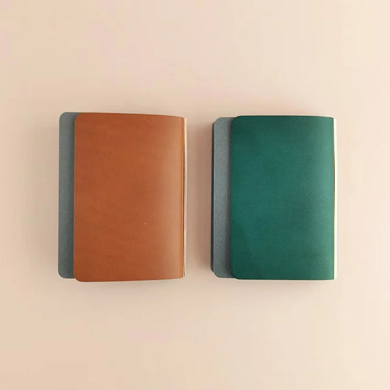 In Stock Plotter Limited Edition Liscio M5 Blue / Brown Smooth Leather Notebook