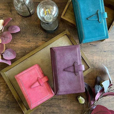 In Stock 2024 Davinci 10th Anniversary Limited M6 Pink Japanese Cowhide Notebook