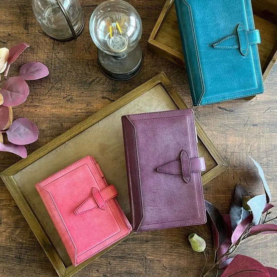 In Stock 2024 Davinci 10th Anniversary Limited M6 Pink Japanese Cowhide Notebook