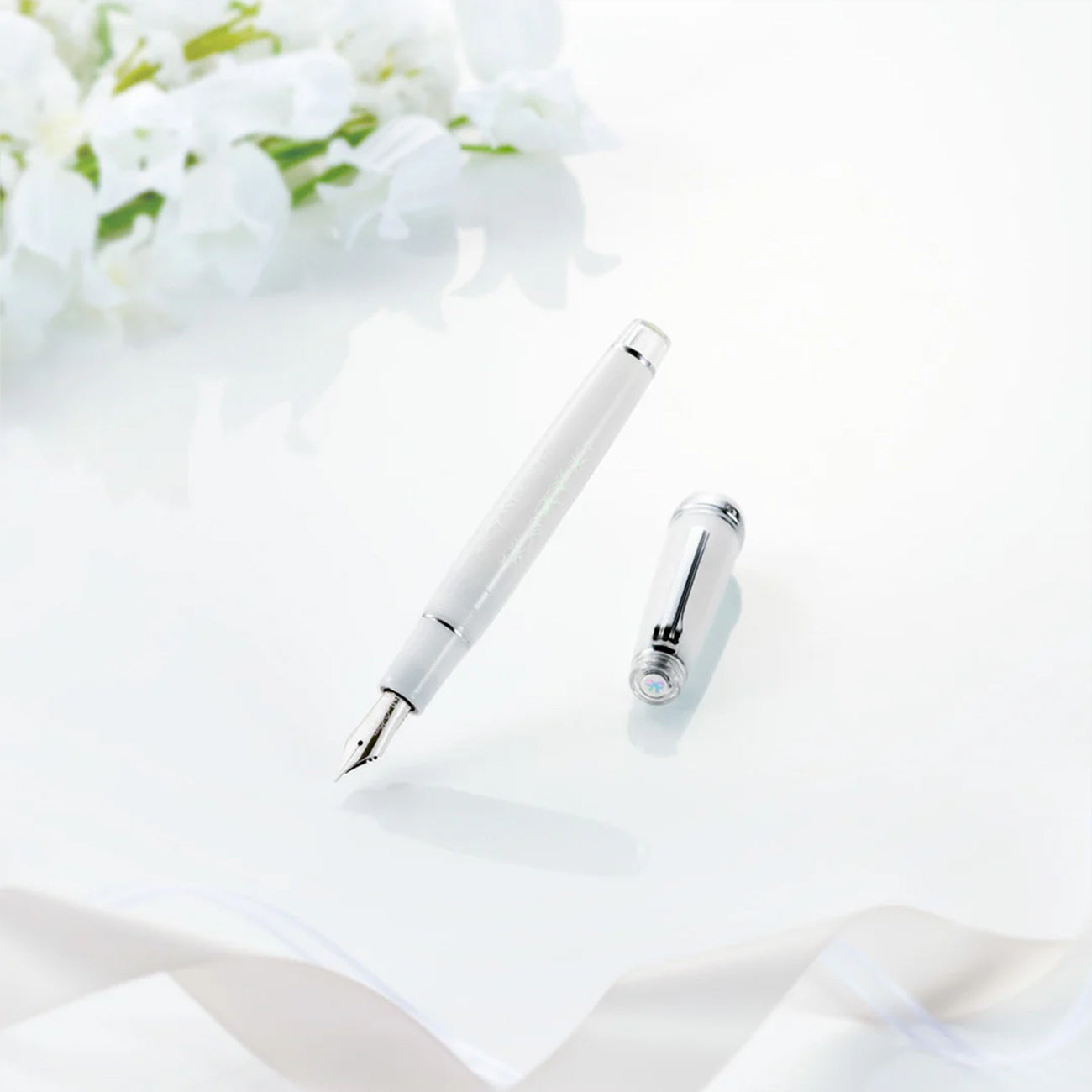 In Stock |5th anniversaryCommemorative edition with steel rod Campanula5th Anniversary Professional Gear Fountain Pen Campanula