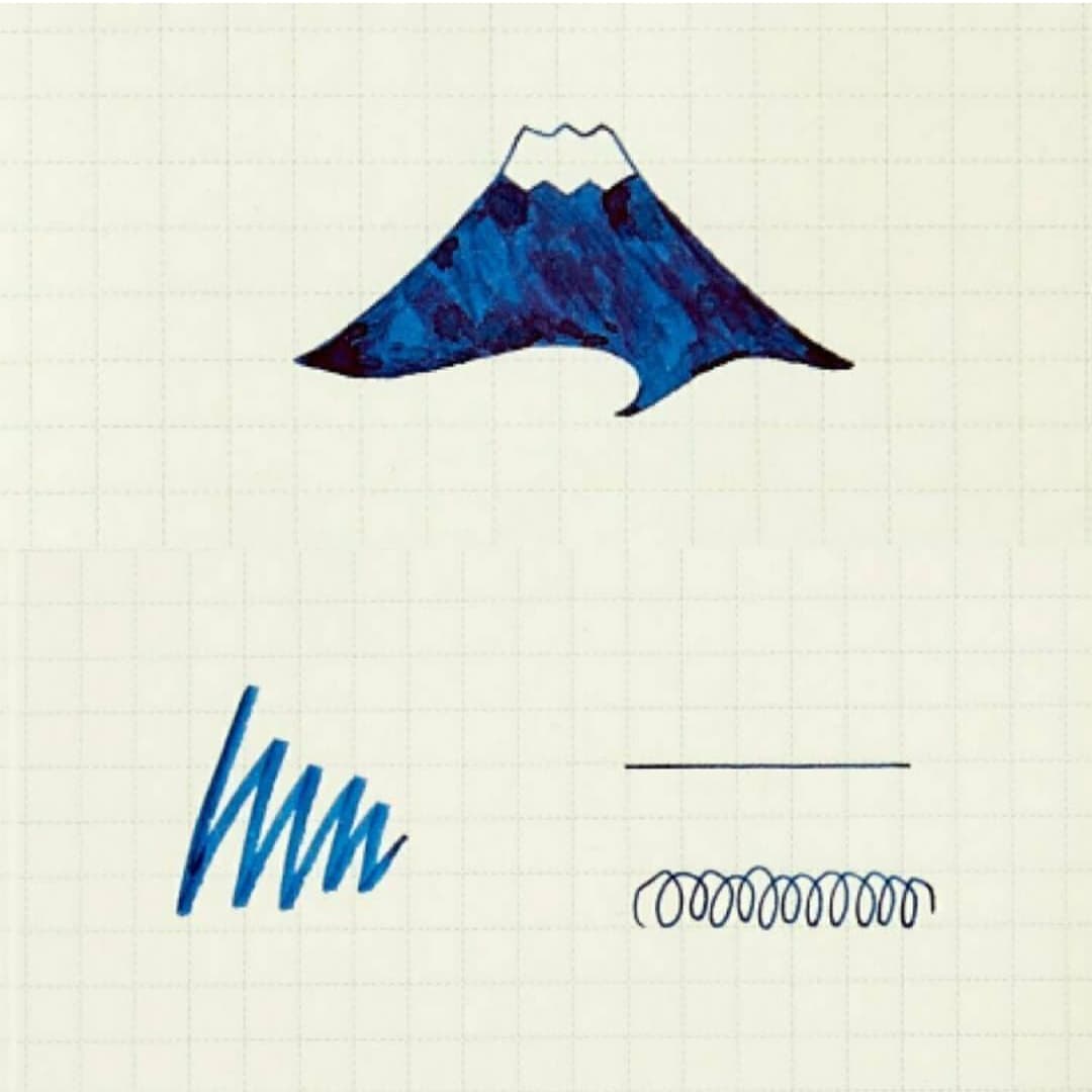 In Stock Sailor × Ancora Limited Edition Mount Fuji Ink 20ml