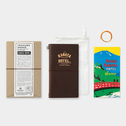 In Stock 150th Anniversary Limited Edition of Kanaya Hotel Japan, in collaboration with TNGenuine Leather Notebook, Refills, Accessories TRAVELER’S notebook