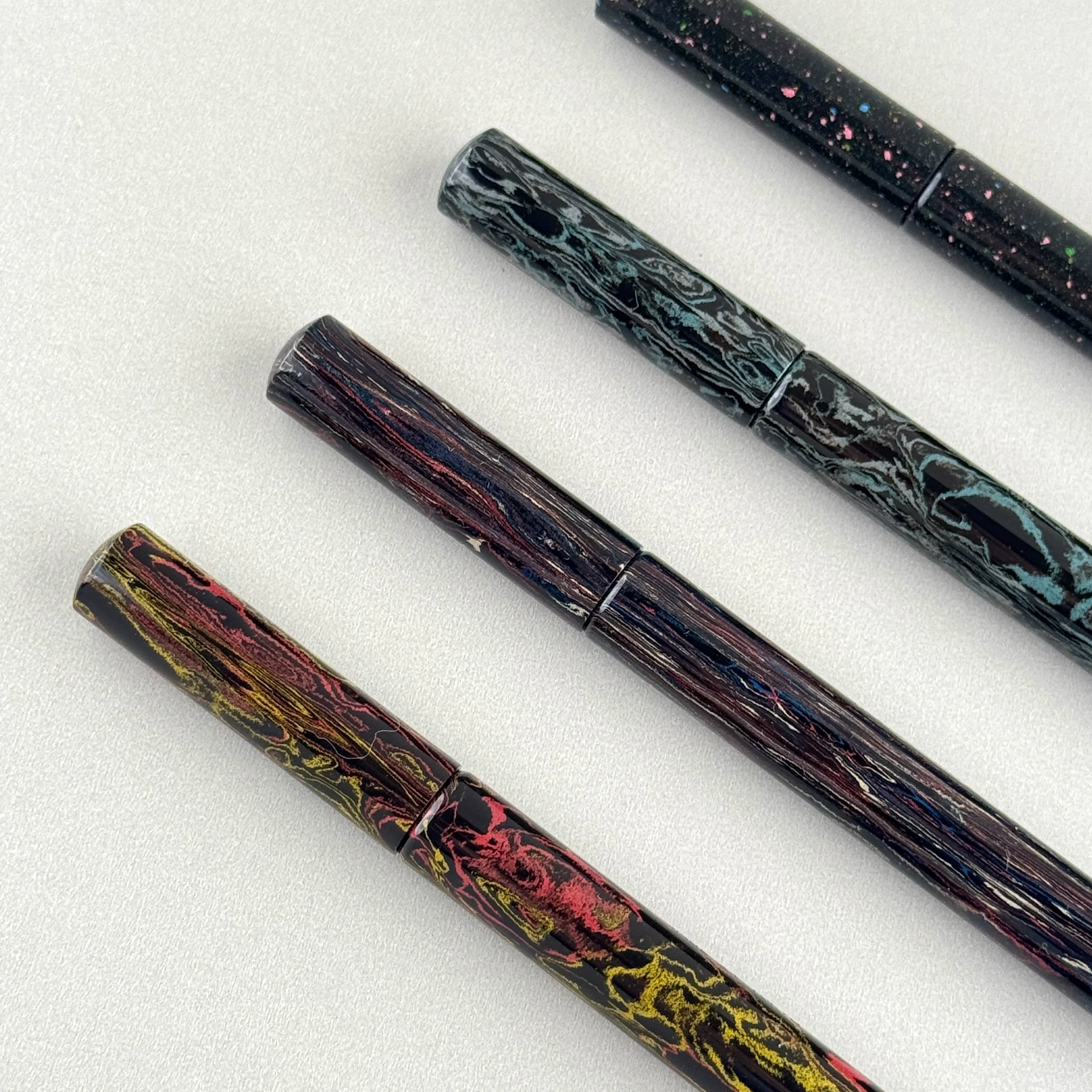 Eboya 鏡花 KYOUKA S Limited Edition Hanabi / Ink Wash / Jiangfeng / Pomegranate Ebonite 14K Gold Fountain Pen
