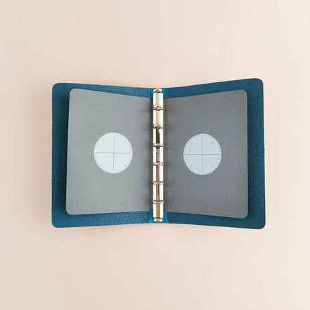 In Stock Plotter Limited Edition Shrink M6 Blue Litchi Grain Leather Notebook