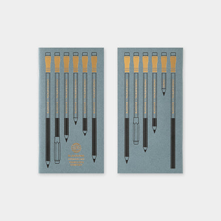 In Stock US Blackwing Limited Edition TN Collaboration Genuine Leather Notebook Refills Accessories Blackwing Pencils TRAVELER'S Notebook
