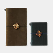 In Stock TN Limited Edition Square Yosegi/Hemp Rope/Ceramic Charms | Journal Accessories